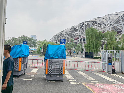 酷暑退散！景区移动冷风机为您撑起‘清凉保护伞’